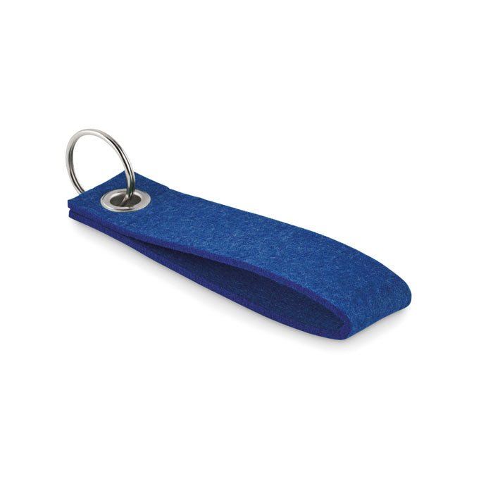 Branded Rectangular RPET felt keyring