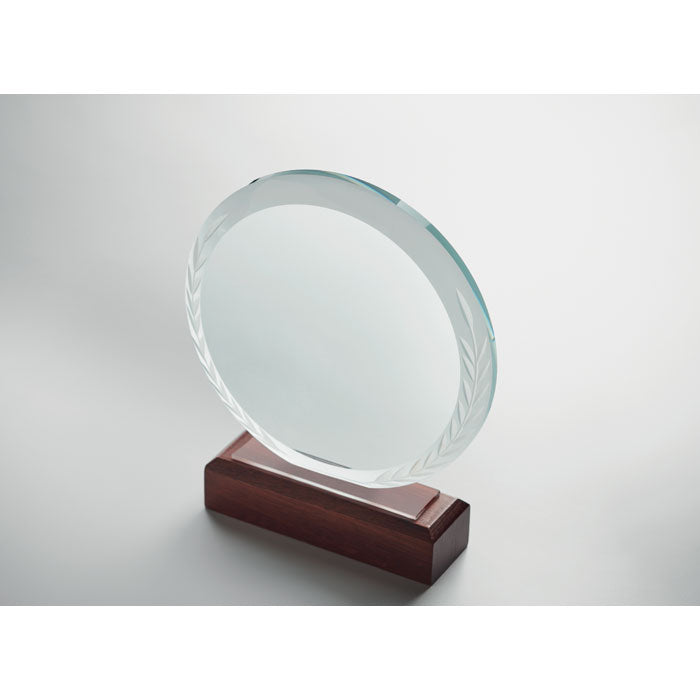 Branded Round award plaque