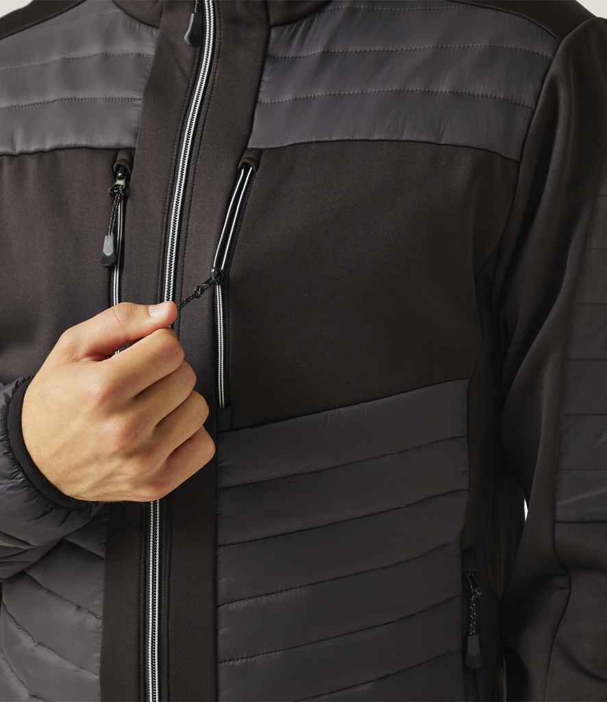 Regatta E-Volve Unisex Thermal Hybrid Jacket Ash/Black