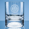 Branded 10oz Handmade Football Base Whisky Tumbler