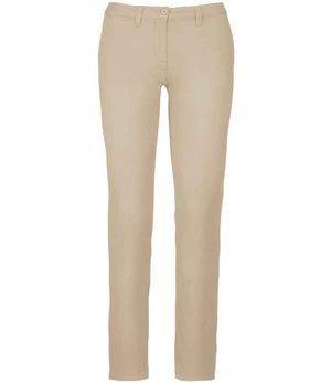 Kariban Ladies Chino Trousers Beige