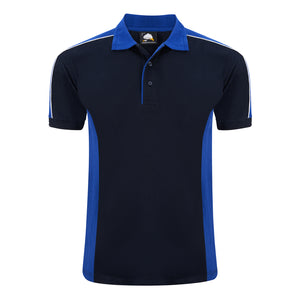 Orn Avocet Two Tone Poloshirt Navy/Royal