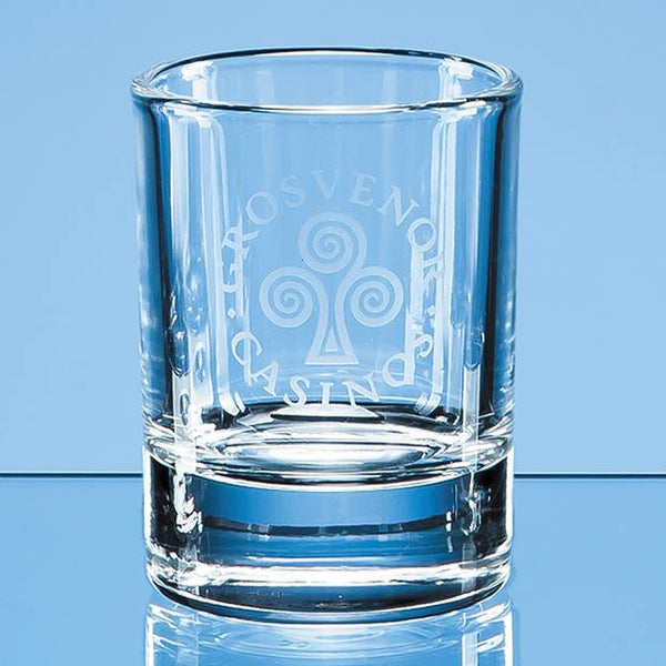 Branded 50ml Round Hot Shot Tot Glass