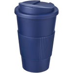 Branded Americano® 350 ml tumbler with grip & spill-proof lid