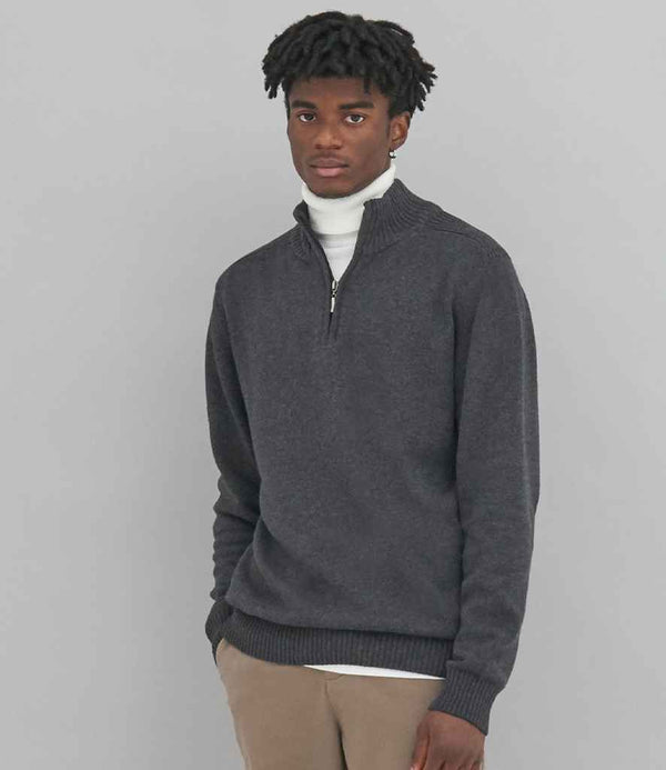 Ecologie Unisex Wakhan Zip Neck Sustainable Sweater