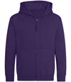 AWDis Kids Zoodie Purple