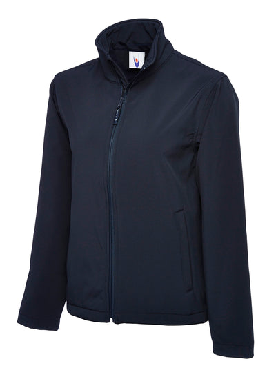 Branded Classic Full Zip Soft Shell Jacket