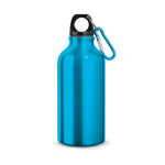 LANDSCAPE. Aluminium sports bottle with carabiner 400 mL