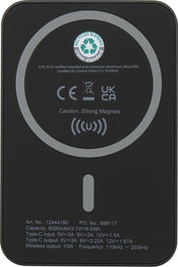 Magnetica 5000mAh Wireless Power Bank,
