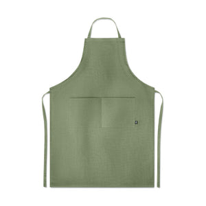 Hemp adjustable apron 200 gr/m² Green