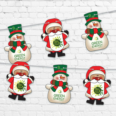 Seasonal Character Bunting on 2.5m Lengths