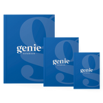 Genie Notebook - A5 - Perfect Bound with Squared Corners & Pen Loop