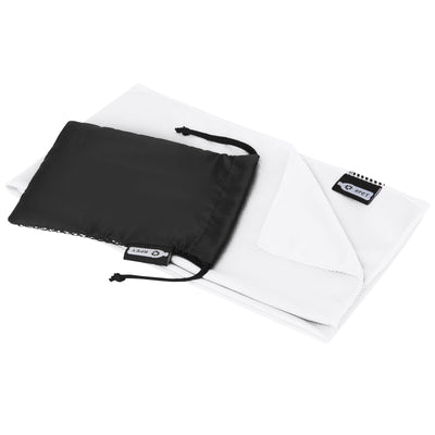 Branded Raquel cooling towel made from recycled PET