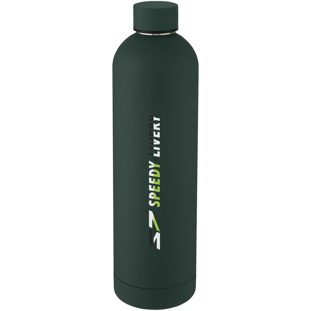 Branded Spring 1 L copper vacuum insulated bottle