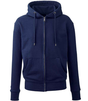 Anthem Organic Full Zip Hoodie Oxford Navy