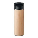 Branded Double wall bamboo flask 450ml
