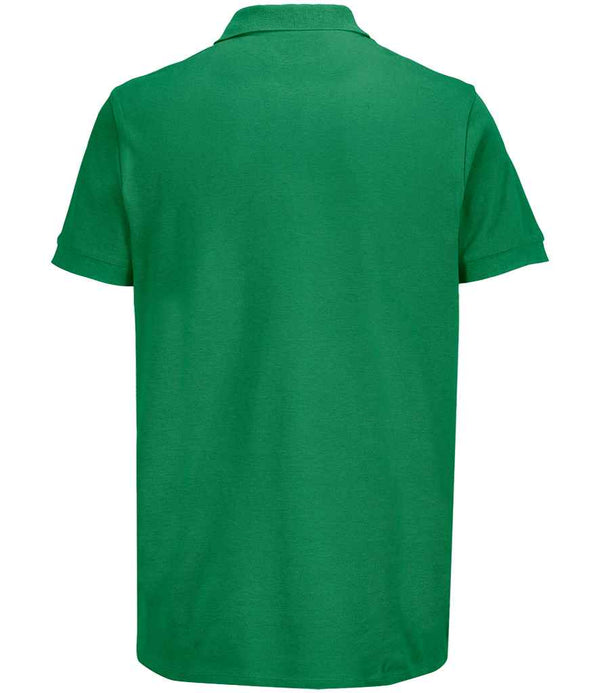 SOL'S Unisex Pacific Twin Piqué Polo Shirt Kelly Green