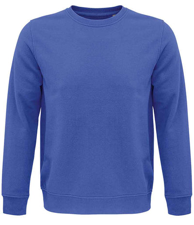 SOL'S Unisex Comet Organic Sweatshirt Royal Blue