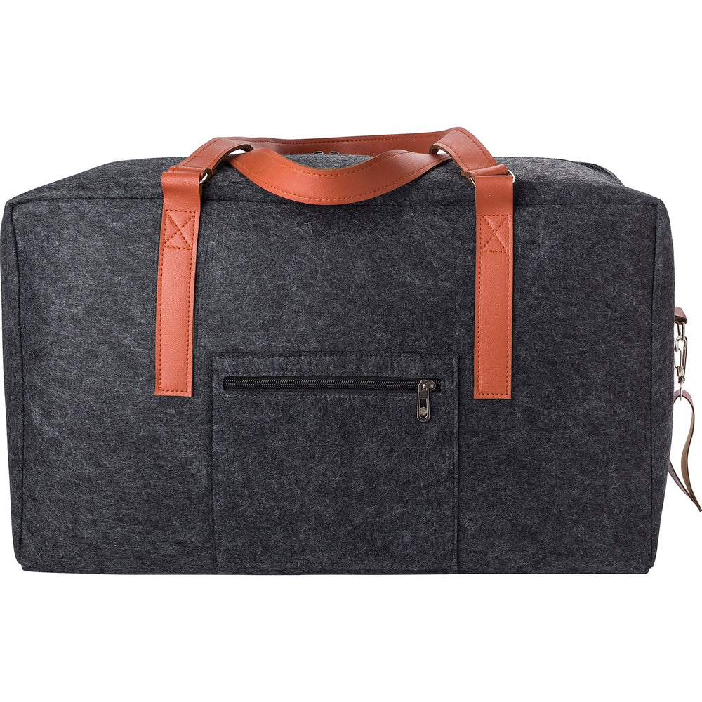 Branded Gorphwysfa RPET felt travel bag