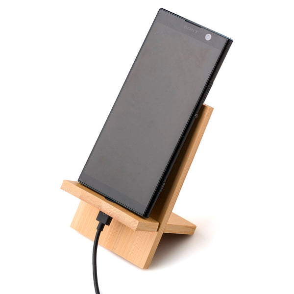 Branded Apperley Bamboo phone stand