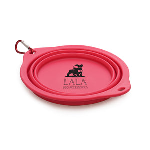 TPE Pet Bowl With Carabineer