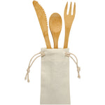 Branded Celuk bamboo cutlery set