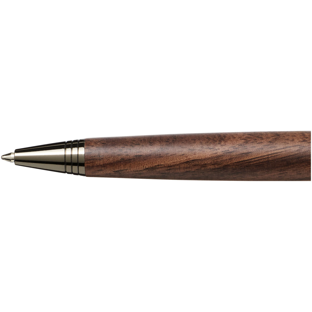 Branded Loure wood barrel ballpoint pen