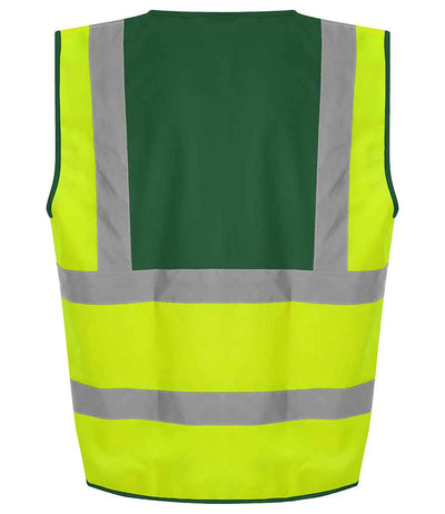 Pro RTX High Visibility Waistcoat Yellow/Paramedic Green
