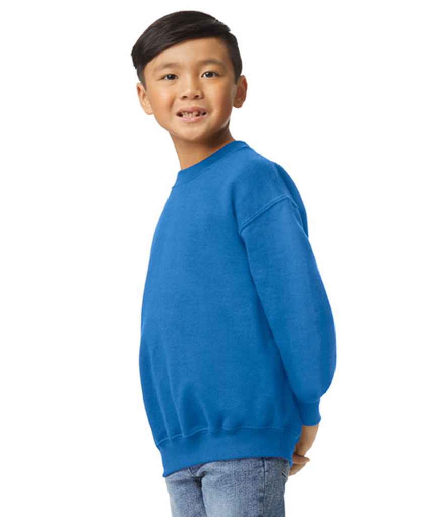 Branded Gildan Kids Heavy Blend™ Drop Shoulder Sweatshirt