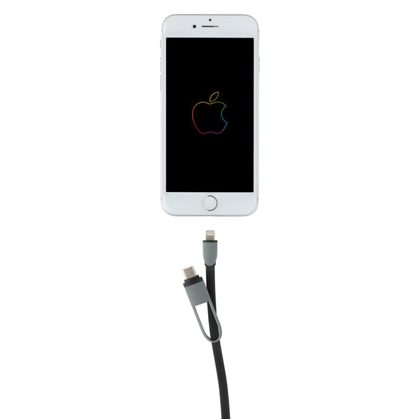 Branded 3-in-1 retractable cable
