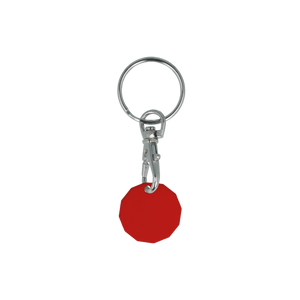 Recycled Trolley Coin Keyring