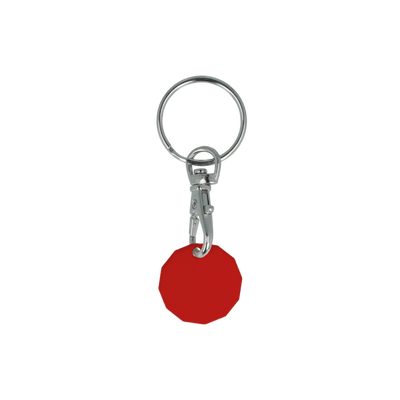 Recycled Trolley Coin Keyring