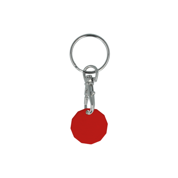 Recycled Trolley Coin Keyring