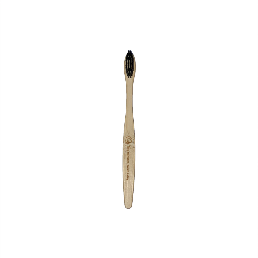Branded Bamboo Toothbrush with Coloured Bristles