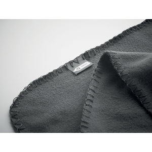 RPET fleece travel blanket Grey