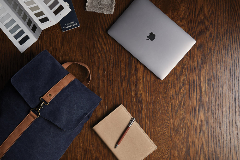 Branded VINGA Bosler backpack GRS recycled canvas