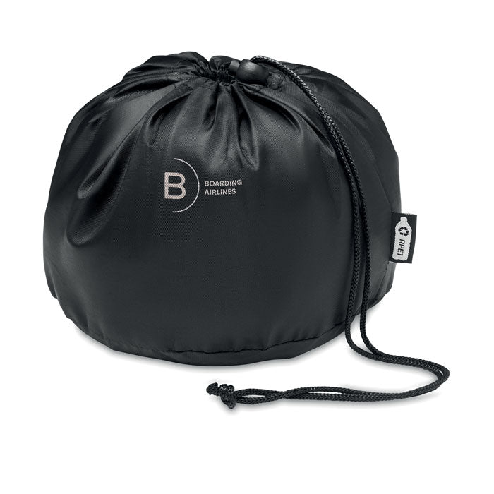 Branded Travel Pillow in 210D RPET