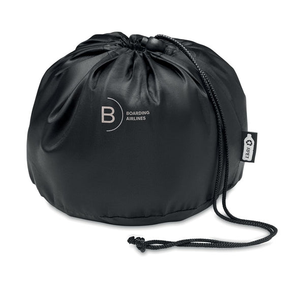 Branded Travel Pillow in 210D RPET
