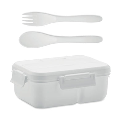 Lunch box with cutlery in PP
