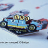 3D High Definition Printed Metal Badge (25mm)