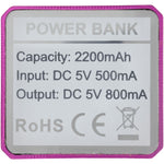 WS101B 2200 mAh powerbank