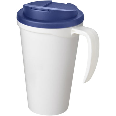 Branded Americano® Grande 350 ml mug with spill-proof lid
