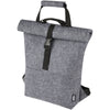 Branded Felta GRS recycled felt roll-top bike bag 13L