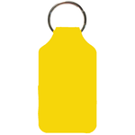 Recycled Imitation Leather Key Fob - Square Shape