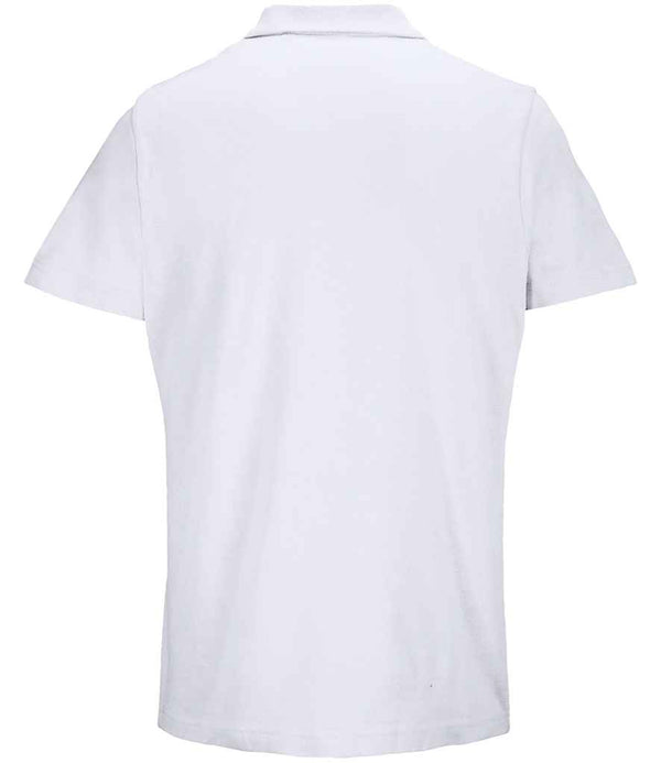 SOL'S Unisex Pulse Twin Piqué Polo Shirt White