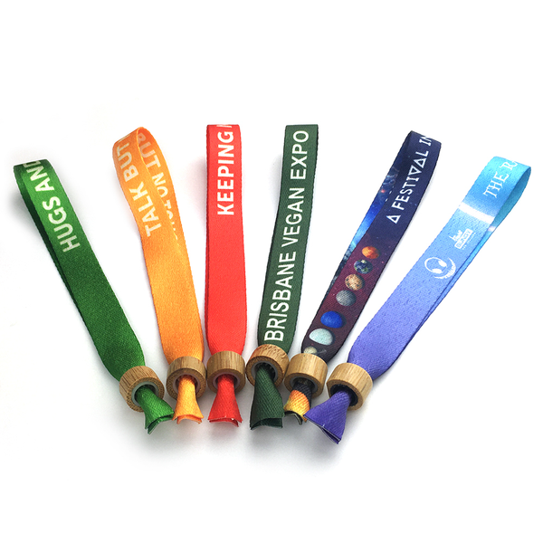 Branded RPET Fabric Event Wristbands