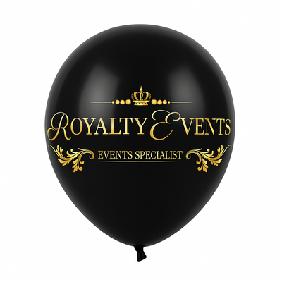 Branded Full Colour Print Biodegradable 12" Latex Balloons