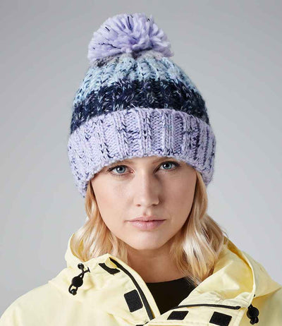 Beechfield Corkscrew Pom Pom Beanie