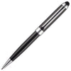 Branded ASTON STYLUS ball pen with chrome trim
