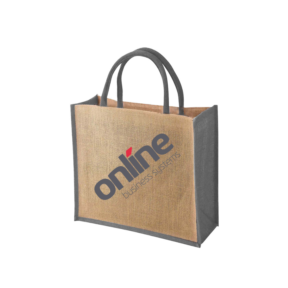Aura Accented Jute Bag